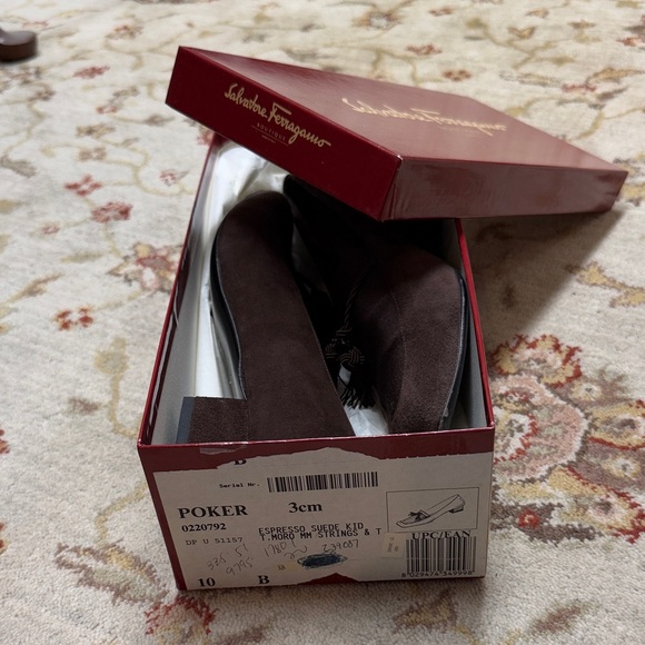 Salvatore Ferragamo Brown Tassel Loafers - Picture 6 of 7